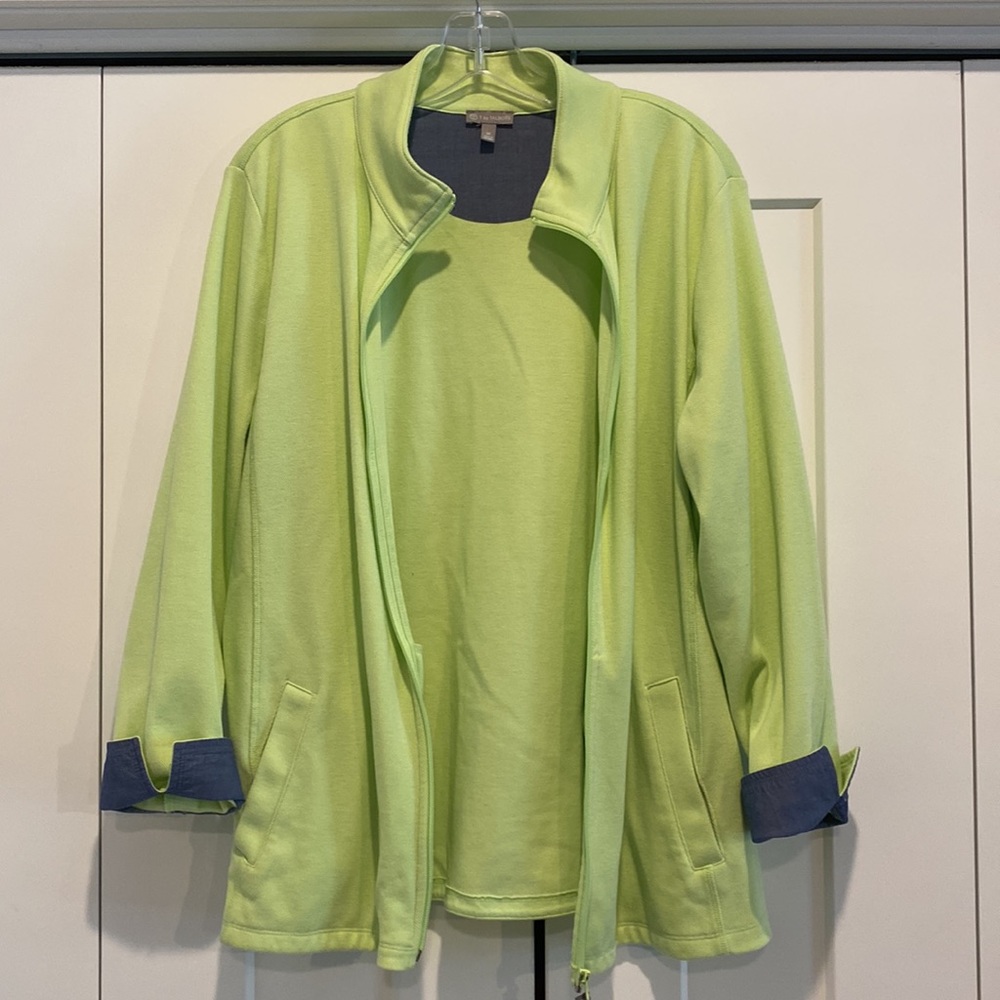 T by Talbots zip jacket